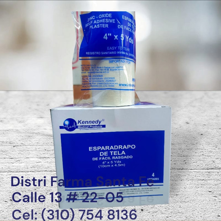 ESPARADRAPO (BLANCO) 4" X 5 YARDAS