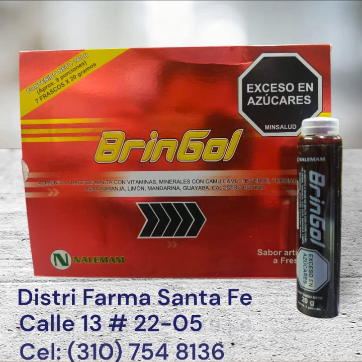 BRINGOL  X 7 AMPOLLAS BEBIBLES (MULTIVITAMINICO)