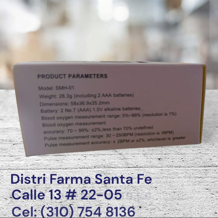 PULSO OXIMETRO DIGITAL (ADULTO) (IVA)