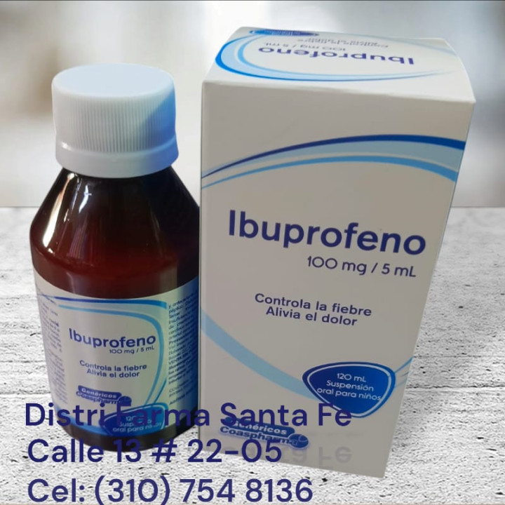 IBUPROFENO JARABE COASPHARMA X 120ML