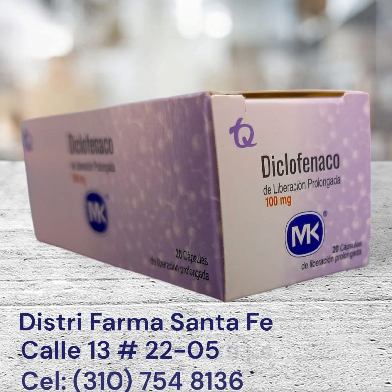 DICLOFENACO RETARD MK X 20 CAPSULAS