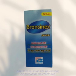 Bronsinex Jarabe X 120Ml...