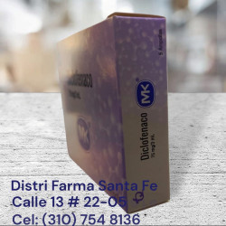 DICLOFENACO MK 75MG X 5 AMPOLLAS