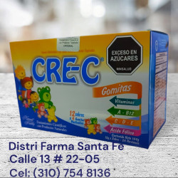 CRE-C GOMAS MASTICABLES X 12 SOBRES