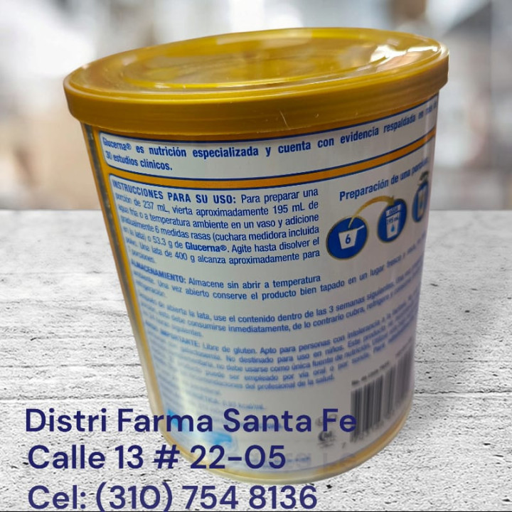 GLUCERNA X 400GR (MULTIVITAMINICO)