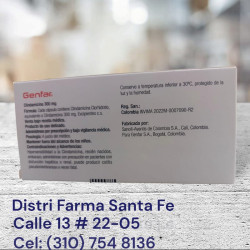 CLINDAMICINA GENFAR 300MG  X 24 CAPSULAS