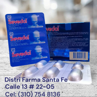 SEVEDOL AZUL  X 60 TABLETAS (GRANDE)