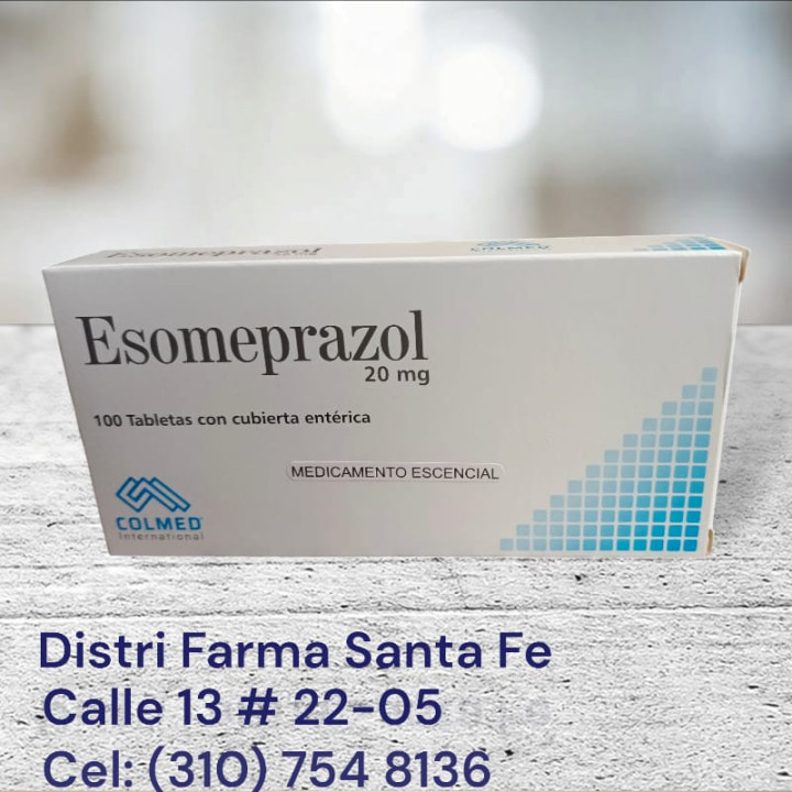 (T) ESOMEPRAZOL COLMED 20MG X 100 TABLETAS