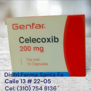 CELECOXIB GENFAR 200MG X 10 CAPSULAS