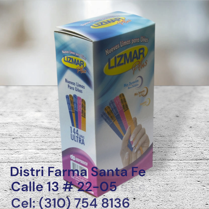 LIMA LIZMAR PAQUETE  X 144 UNIDADES (IVA)