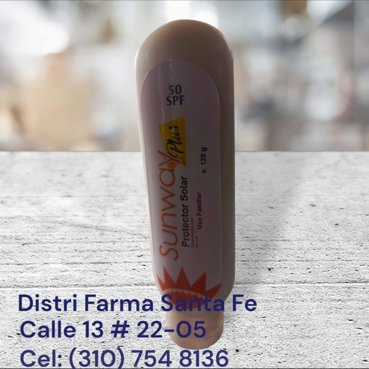 PROTECTOR SOLAR SUNWAY SPF 50 X 120ML (IVA)