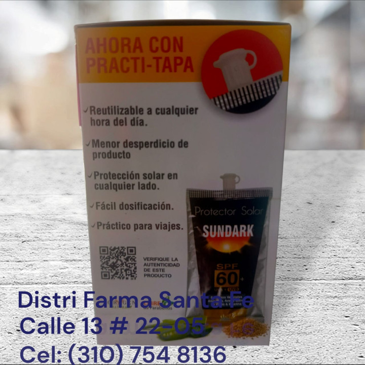 PROTECTOR SOLAR SUNDARK ADULTO X 12 SACHETS (IVA)