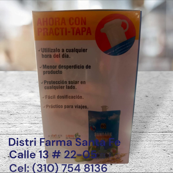 PROTECTOR SOLAR SUNDARK  NIÑOS X 12 SACHETS (IVA)