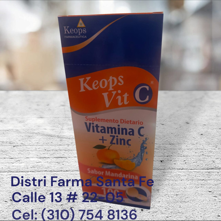 VITAMINA C + ZINC ECONOMICA X 100 TABLETAS (IVA)