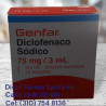 DICLOFENACO GENFAR 75MG X 10 AMPOLLAS