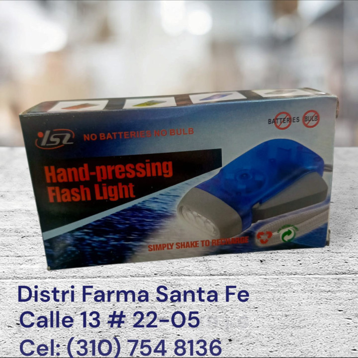 LINTERNA DE DINAMO RECARGABLE (IVA)