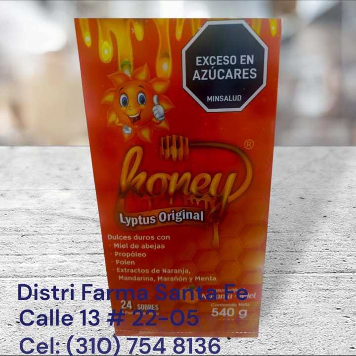 LYPTUS PASTILLAS CAJA  X 24 SOBRES