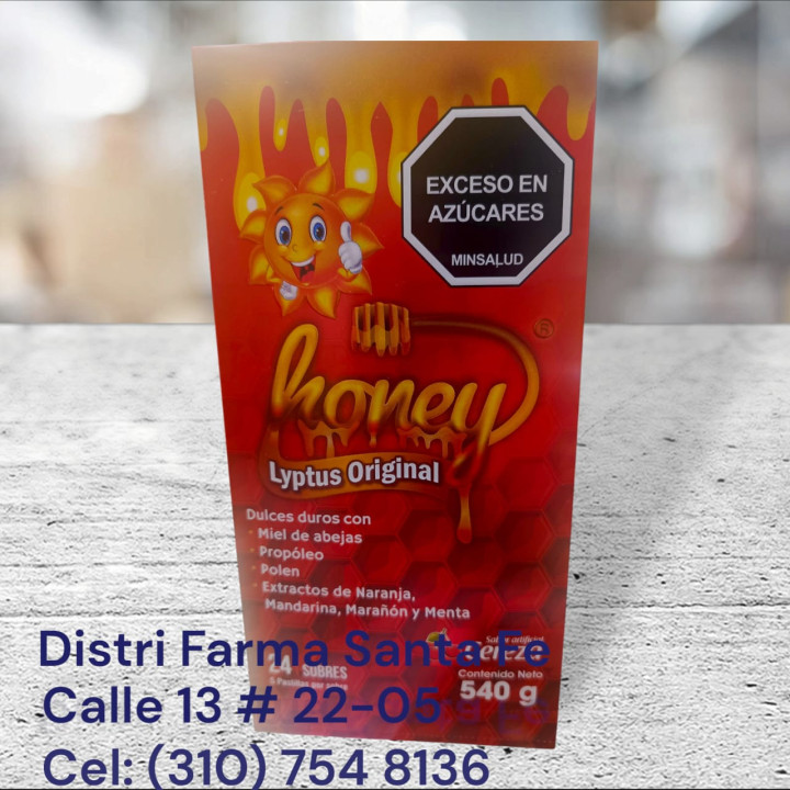 LYPTUS PASTILLAS CAJA  X 24 SOBRES