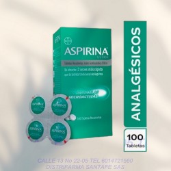 Aspirina Ultra X 100 Tabletas