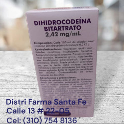 DIHIDROCODEINA JARABE FRASCO X 120ML