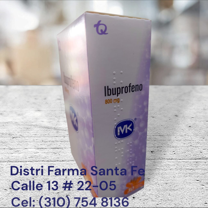 IBUPROFENO CAPSULA LIQUIDA MK 800MG X 30 CAPSULAS