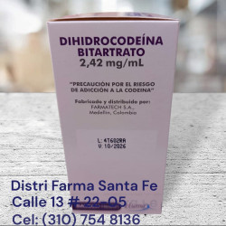 DIHIDROCODEINA JARABE FRASCO X 120ML