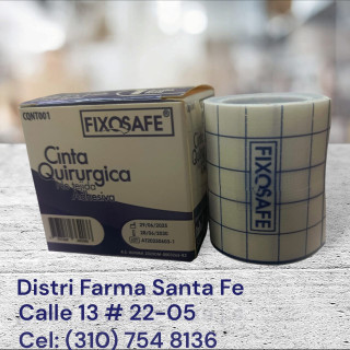 FIXOSAFE CINTA QUIRURGICA 2"X 2 METROS (PEQUEÑA)