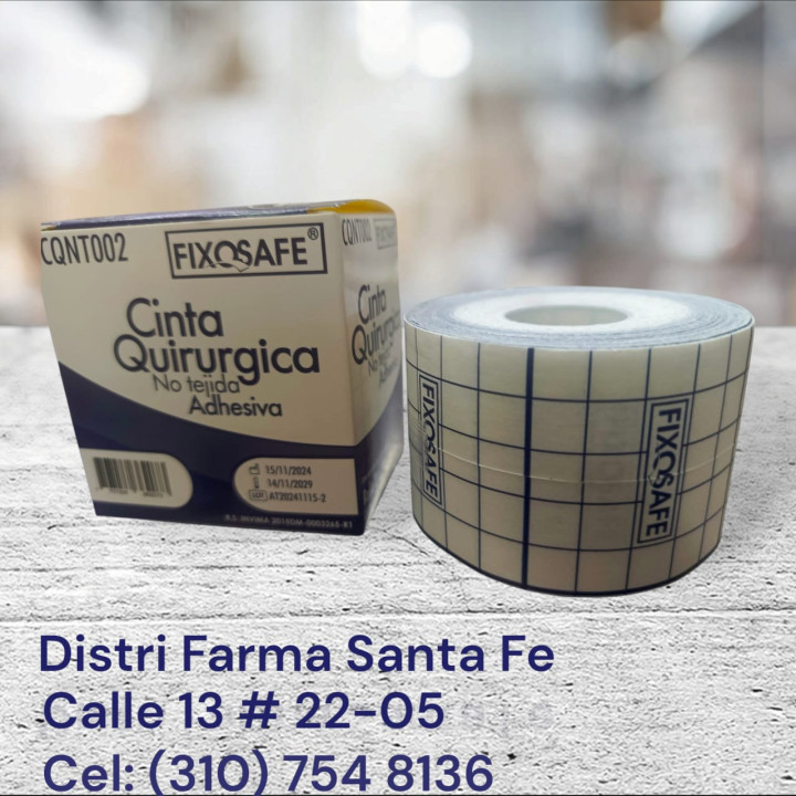 FIXOSAFE CINTA QUIRURGICA 2"X 10 METROS (GRANDE)