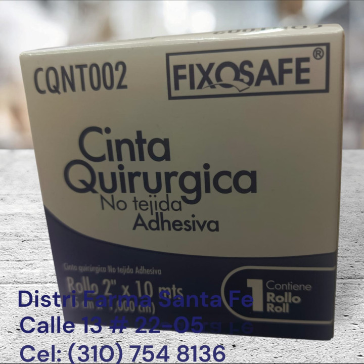 FIXOSAFE CINTA QUIRURGICA 2"X 10 METROS (GRANDE)