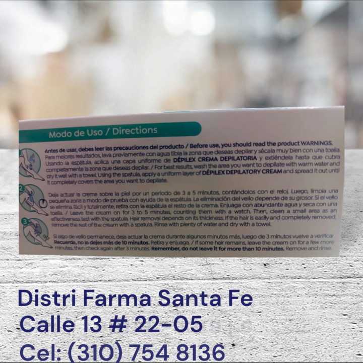 DEPILEX  X 200 GR (CREMA DEPILATORIA)  (IVA)