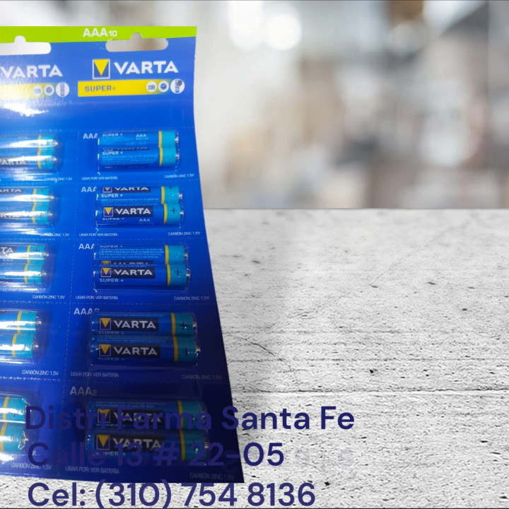 VARTA PILA  AA TIRA X 10 PARES (IVA)