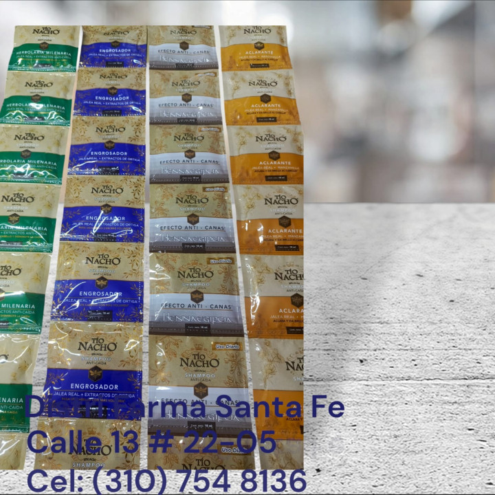 SHAMPOO TIO NACHO X 10 SOBRES