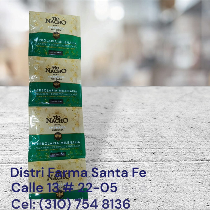 SHAMPOO TIO NACHO X 10 SOBRES