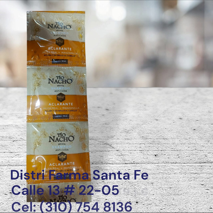 SHAMPOO TIO NACHO X 10 SOBRES