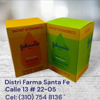 SHAMPOO JOHNSONS X 12 SOBRES (IVA)