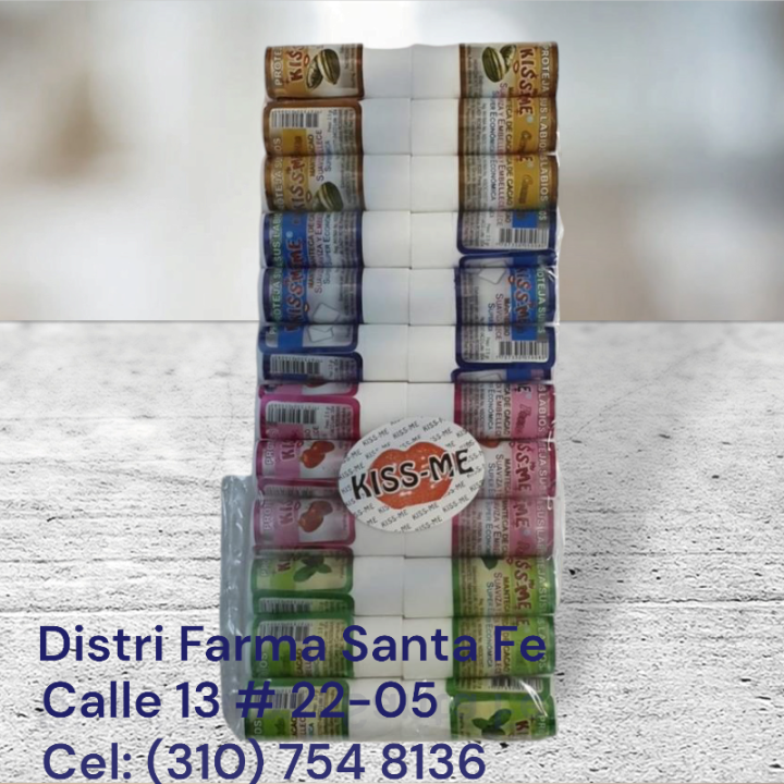 MANTECA LABIAL KISS-ME X 24 UNIDADES (IVA)