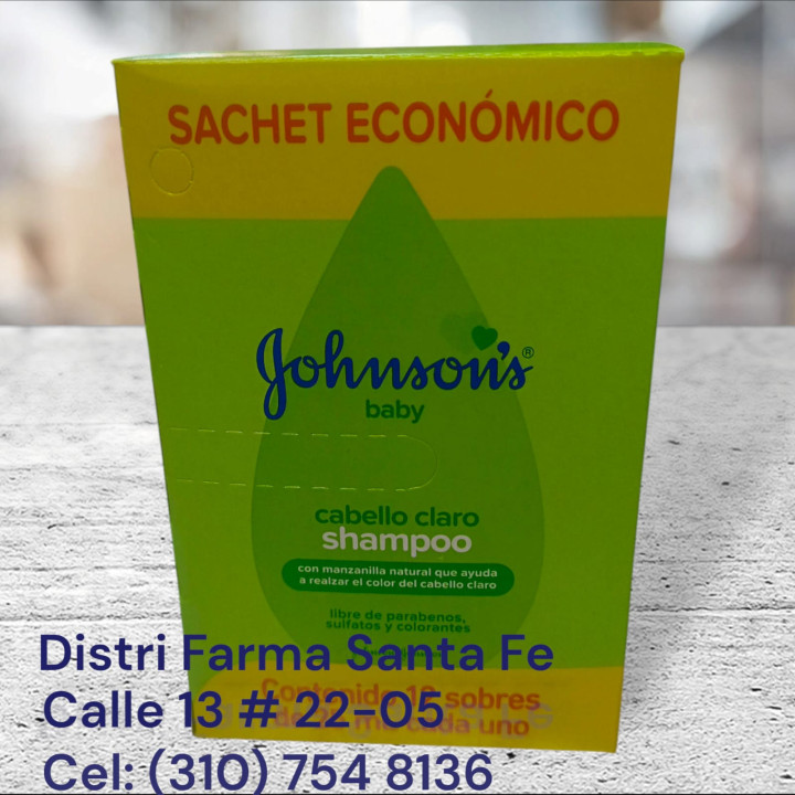 SHAMPOO JOHNSONS X 12 SOBRES (IVA)