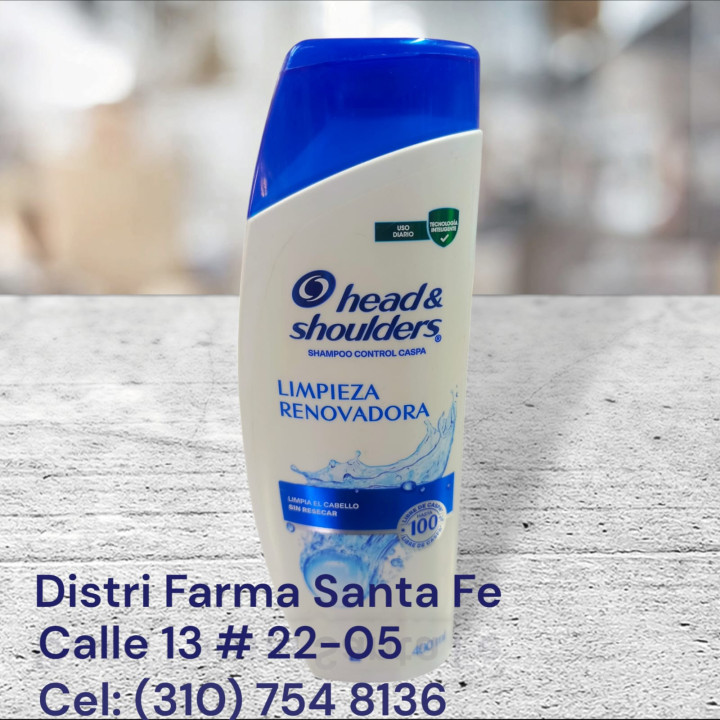 SHAMPOO H&S POTE X 400ML (IVA)