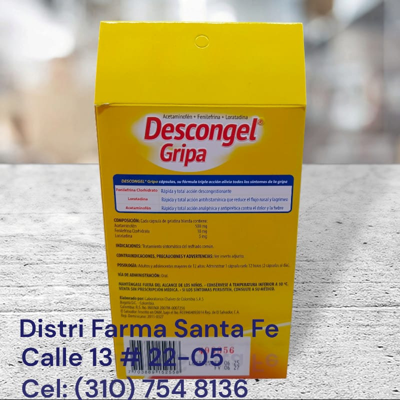 DESCONGEL X 100 TABLETAS