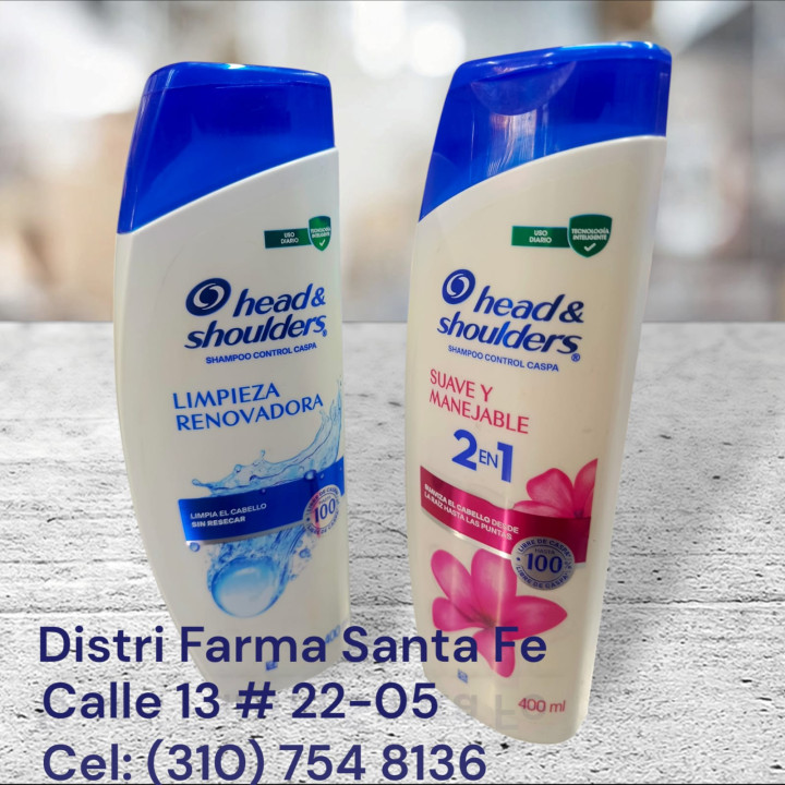 SHAMPOO H&S POTE X 400ML (IVA)