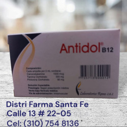 ANTIDOL B12 X 3 AMPOLLAS DE 2ML