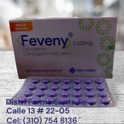 FEVENY 0.625MG X 28 TABS (ESTROGENOS CONJUGADOS)