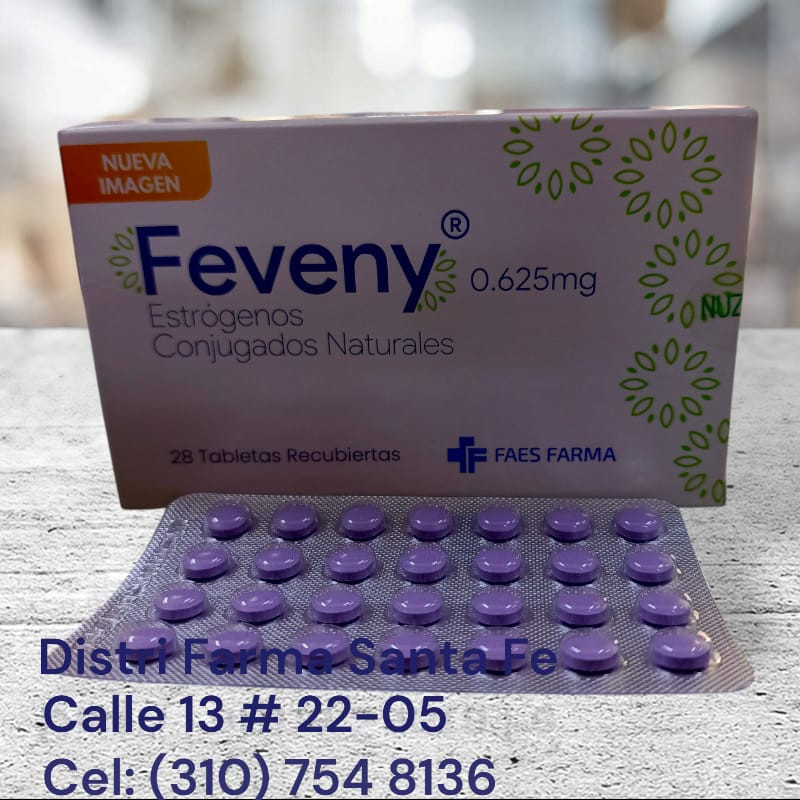 FEVENY 0.625MG X 28 TABS (ESTROGENOS CONJUGADOS)