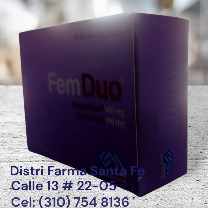 FEM DUO X 10 OVULOS VAG (METRONIZOL + CLOTRIMAZOL)