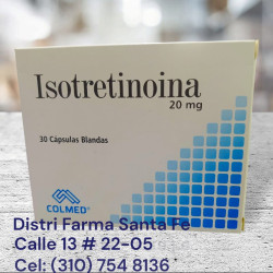 ISOTRETINOINA COLMED  20MG X 30 CAPSULAS