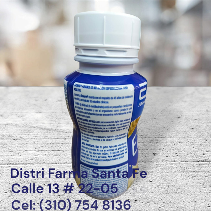 ENSURE LIQUIDO FRASCO  X 237ML