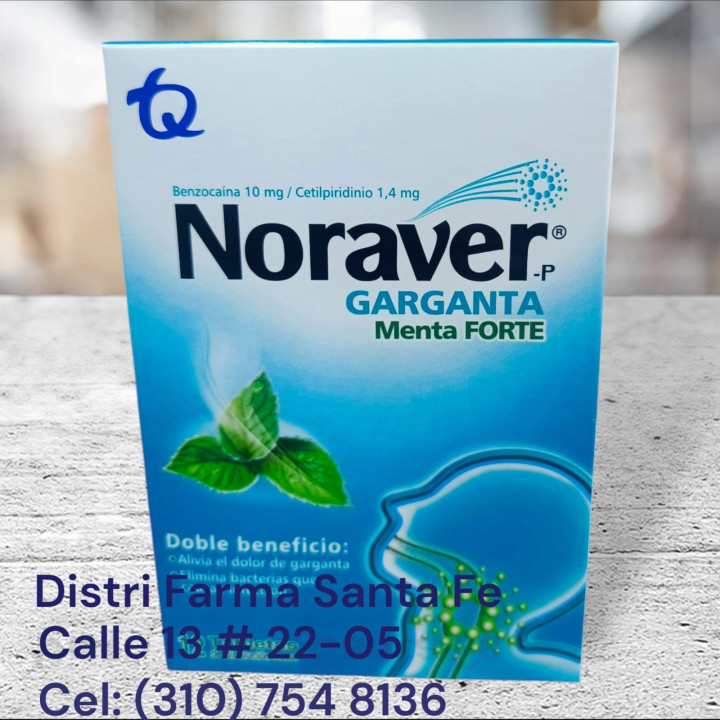 NORAVER GARGANTA  X 24 TABLETAS (TQ)