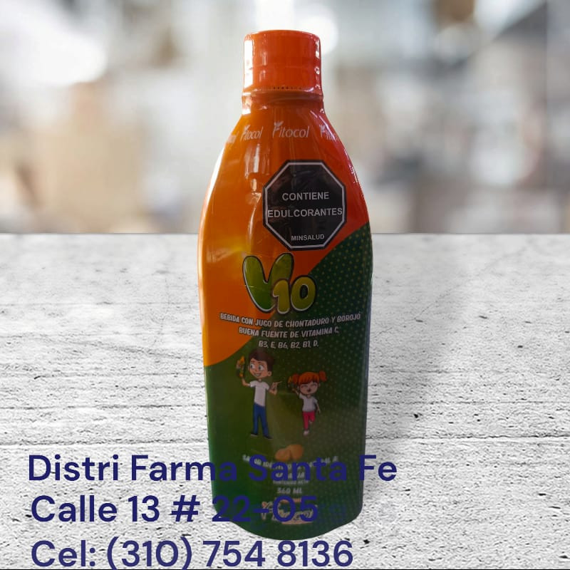 BEBIDA V10 VITAMINAS Y MINERALES (MULTIVITAMINICO)