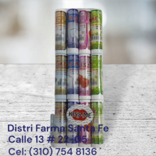 MANTECA LABIAL KISS-ME  X 12 UNIDADES (IVA)