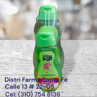 SHAMPOO BABY SOFT FRASCO X 400ML (IVA)